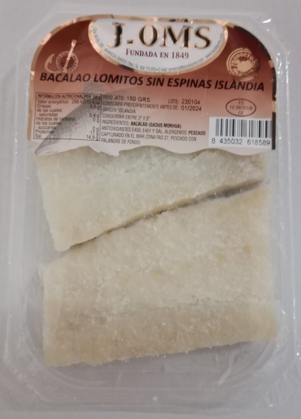 72170 BACALAO LLOMETS 150 GRS