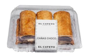 CATEB0091 CAÑAS CHOCO EL CATETO BLISTER 350 GRS