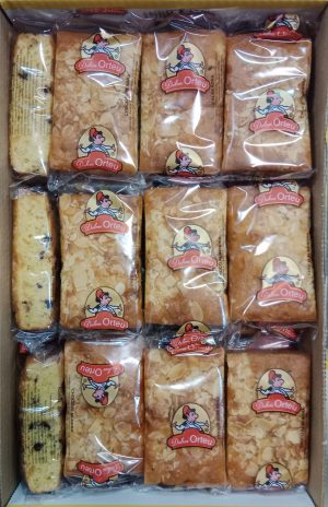 ORTE017 BIZCOCHO CHOCO ALMENDRA DOBLE IXI 21UN