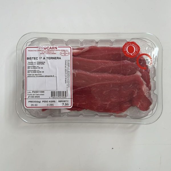 PRO343 BISTEC DE 1a TERNERA