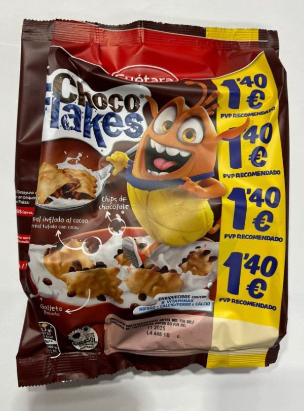 TRI59983 GALLETA CHOCO FLAKES 120 GRS 7PAQ