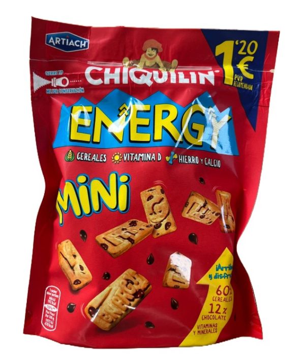 TRI60442 CHIQUILIN ENERGI MINI 125GR 8 UN