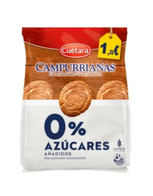 TRI61546 CAMPURRIANAS CUETARA 0% AZU. 132 GRS