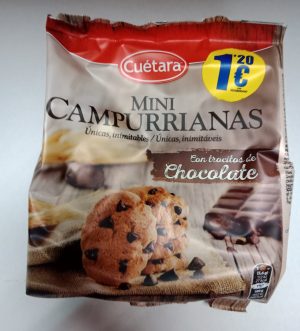 TRIGO60394 MINI CAMPURRIANAS CHOCO 145 GRS 7PAG