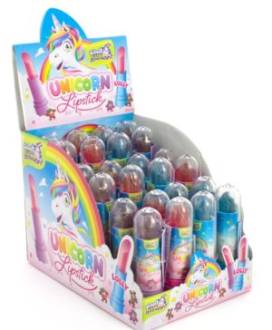 AGRU13957 UNICORN LIPSTICKS 24 UNID
