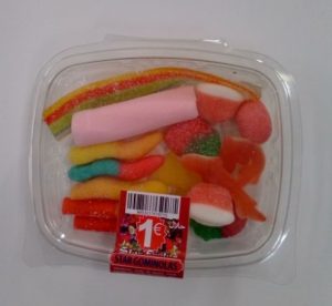 GOMA2338 CHUCHES TARRINAS MIXTA 100GR.