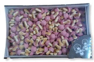 LOZA1678 GALLETAS  SETAS DE FRESA 1KG.