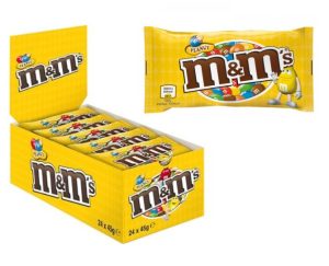 M&M3310; M&M CACAHUETE 45GR.24U.