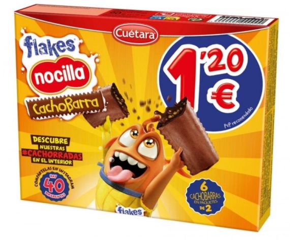 NUTE2801 FLAKES CACHOBARRA 0.90GR.12PAQ.