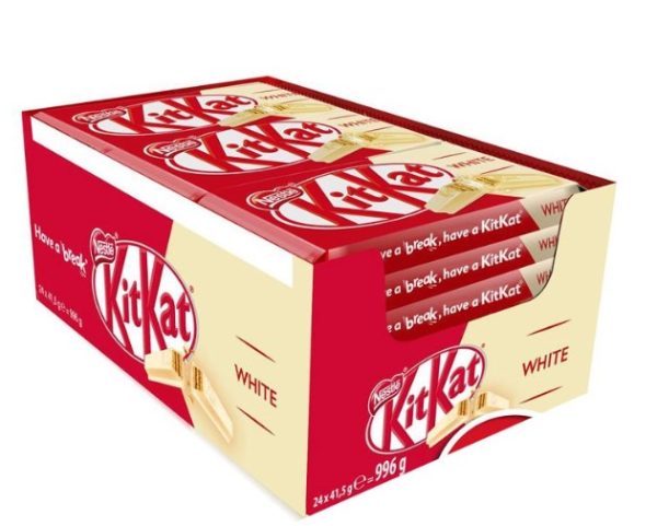 KIT801 KIT KAT WHITE 24U