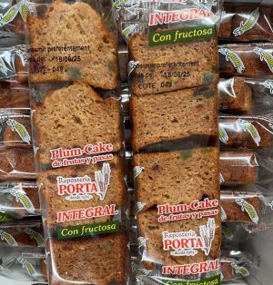 POR2489 PLUN CAKE INTEGRAL PORTA 16PAQ.