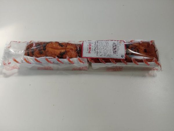 POR003 BARRA DE BIZCOCHO CHOCO CHIPS PORTA 6 EST.