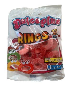 DUL147 AROS FRESA PICA 100GR 12UN DULCEPLUS