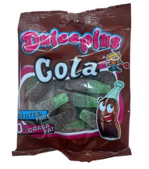 DUL174 BOTELLA COLA AZUCAR 100GR 12UN DULCEPLUS