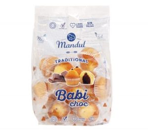 MAND001 BABY  CHOC MANDUL 200GR  10PAQ.