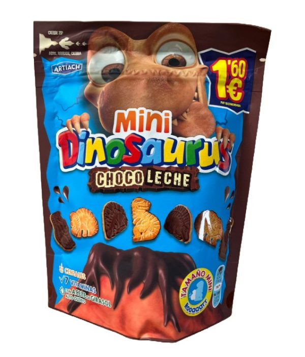 TRI67158 MINI DINOSAURUS CHOCOLECHE 80 GR 8 UN