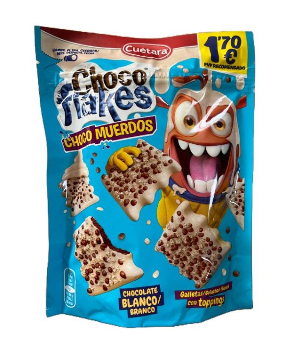 TRI67382 CH FLAKES MUERDOS BLANCO 70GR 8 UN