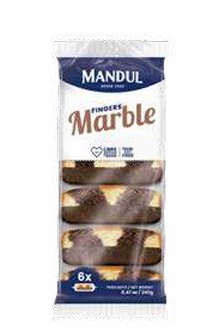 MAND010 FINGERS MARBLE 240GR 14UN MANDUL
