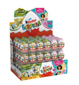 EUROP1063 HUEVOS SORPRESA KINDER 72U.