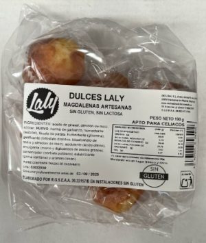 MADR025 MAGDALENAS CELIACOS  SIN GLUTEN 190 GRA.8EST.