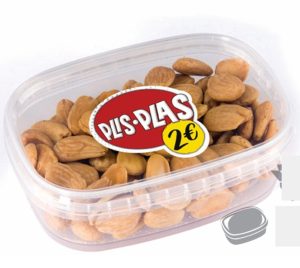 PLIS006 ALMENDRA FRITA TARRINA 80GR PLIS PLAS 