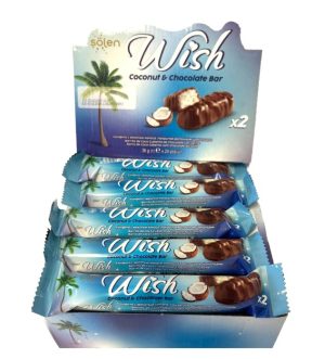 STAR026 BARRITA CHOCO COCO WISH 33GR X 18UN