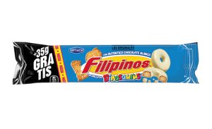 TRIGO67810 FILIPINOS DINOSAURUS BLANCO 83GR+35GR 12UN PVP 1.90€